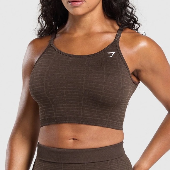 Gymshark Adapt Monogram Seamless Midi Tank - Picture 1 of 6